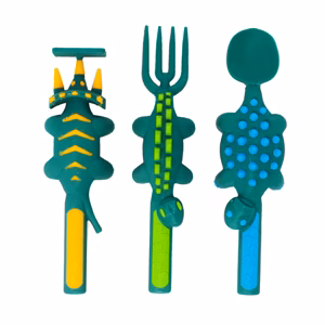 Dinosaur Eating Cutlery Set - Image 2