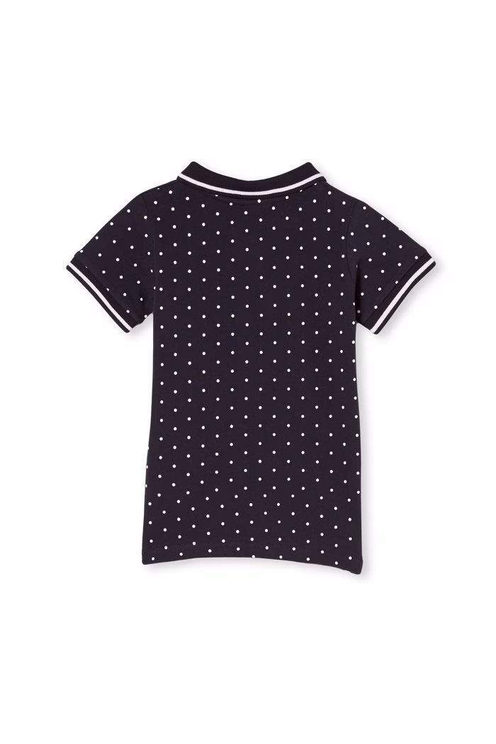 Polo Shirt - Navy/Spot - Image 2