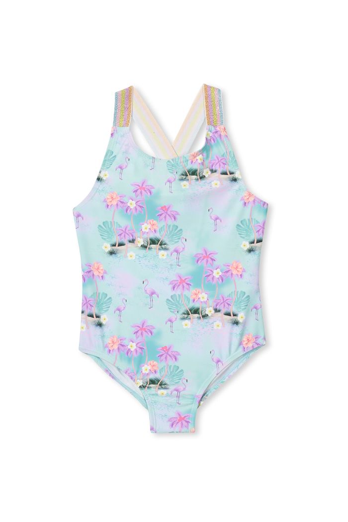 Purchase the Milky Swimsuit - Flamingo (size 2 only) Online – Tiny Turtles