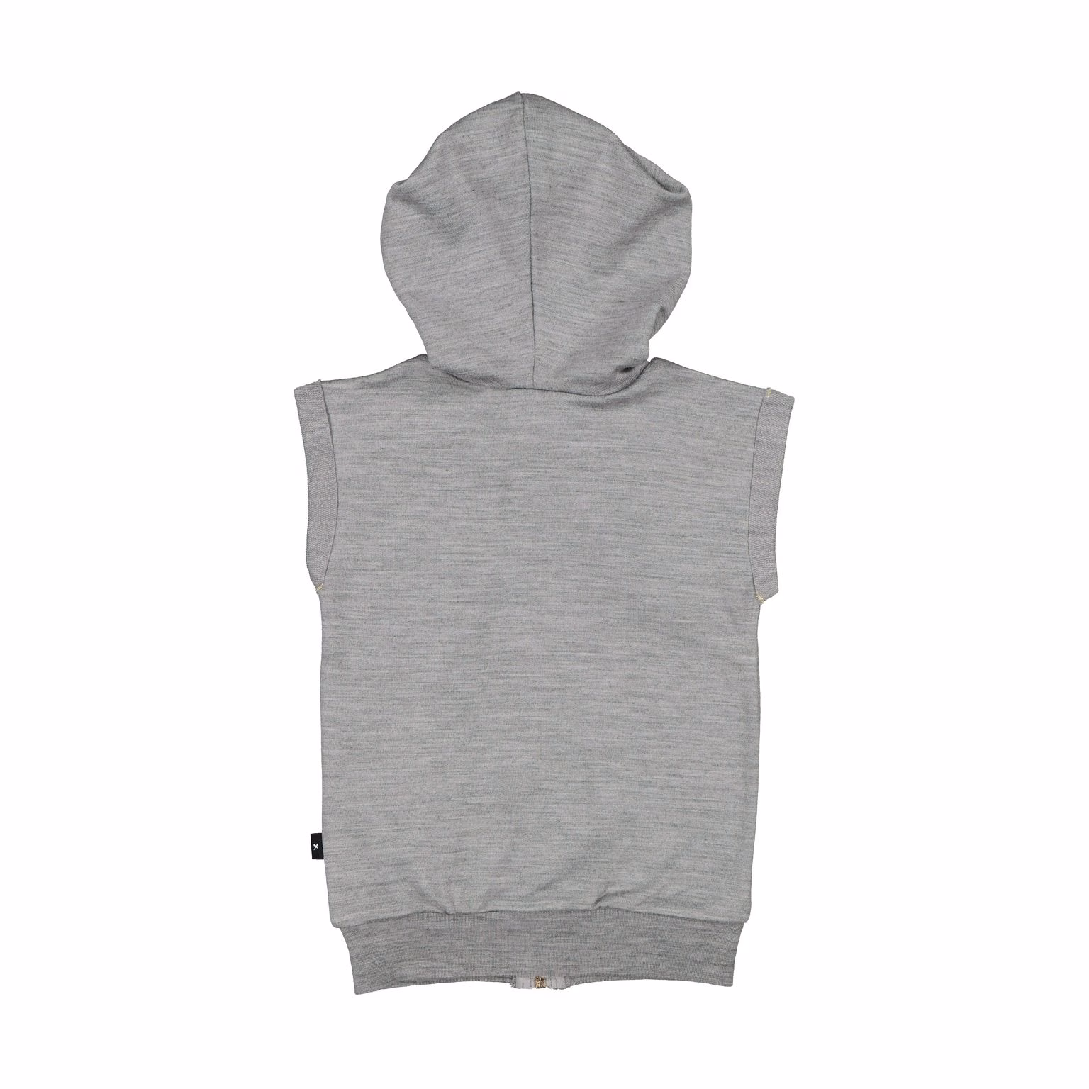 Merino Dakota Zip Vest - Grey Marle - Image 3