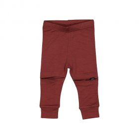 Merino Slasher Leggings - Currant