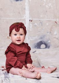 Merino Luna Bodysuit - Currant