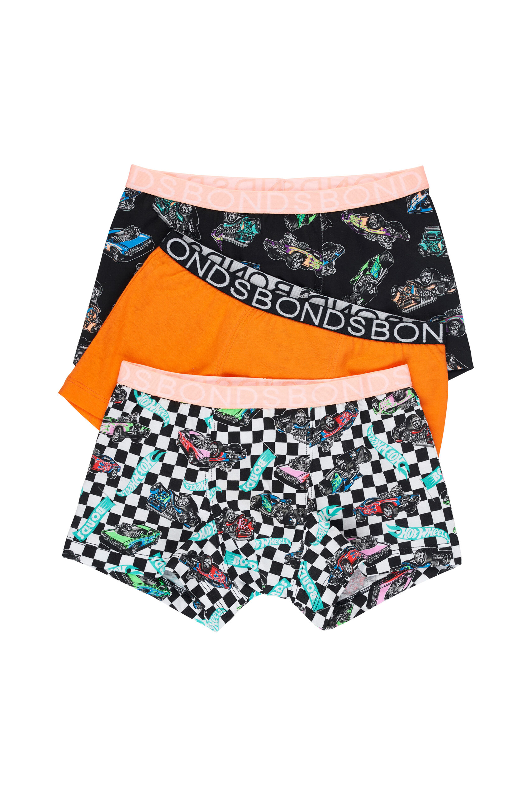 Purchase the Trunks/Boxers - Boys Hot Wheels/Bonds - 3 pack ( size 3-4 only  ) Online – Tiny Turtles