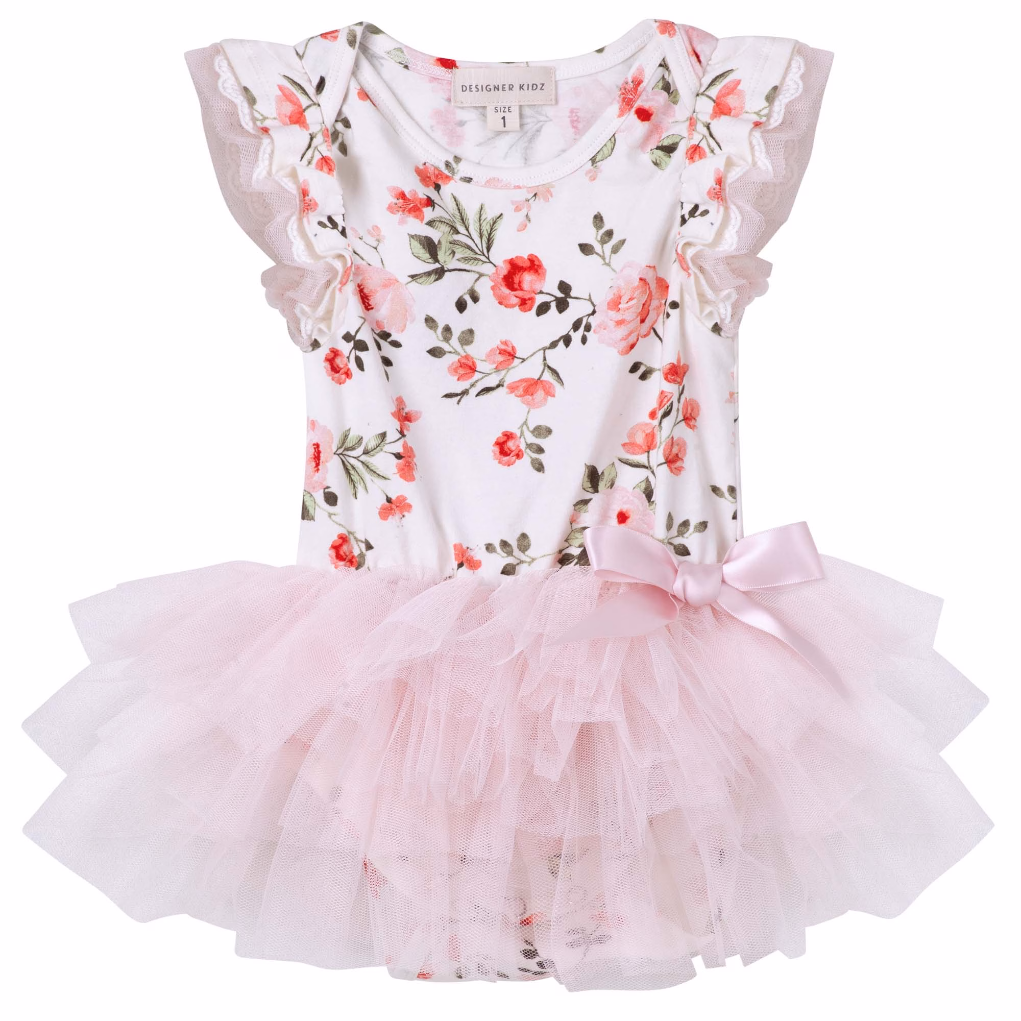 Pink Penny Floral Tutu Romper