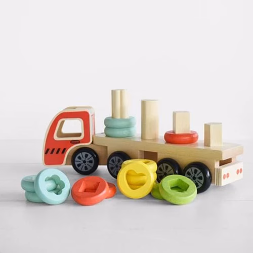 Sort n Stack Wooden Truck