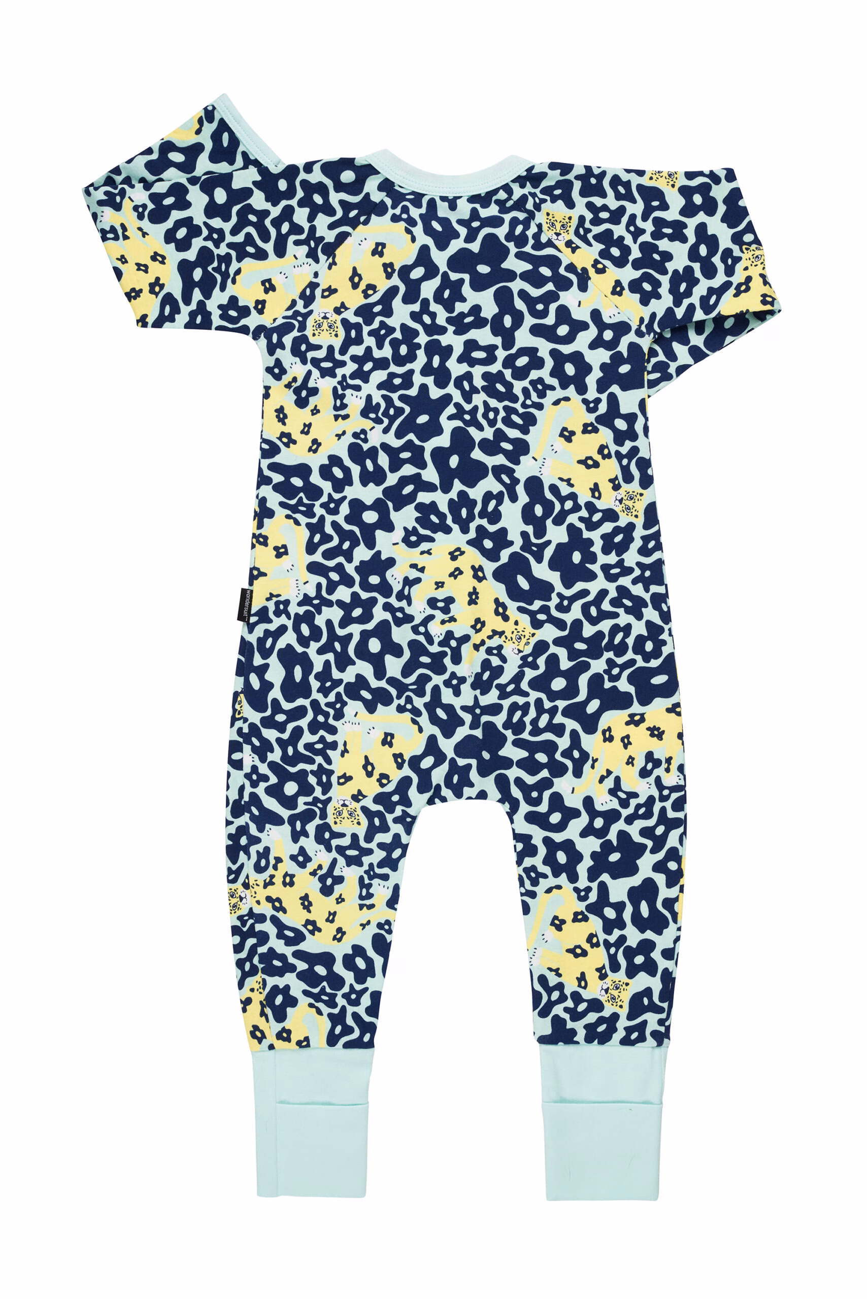 Cheetah Safari Mint Bonds Wondersuit - Image 2