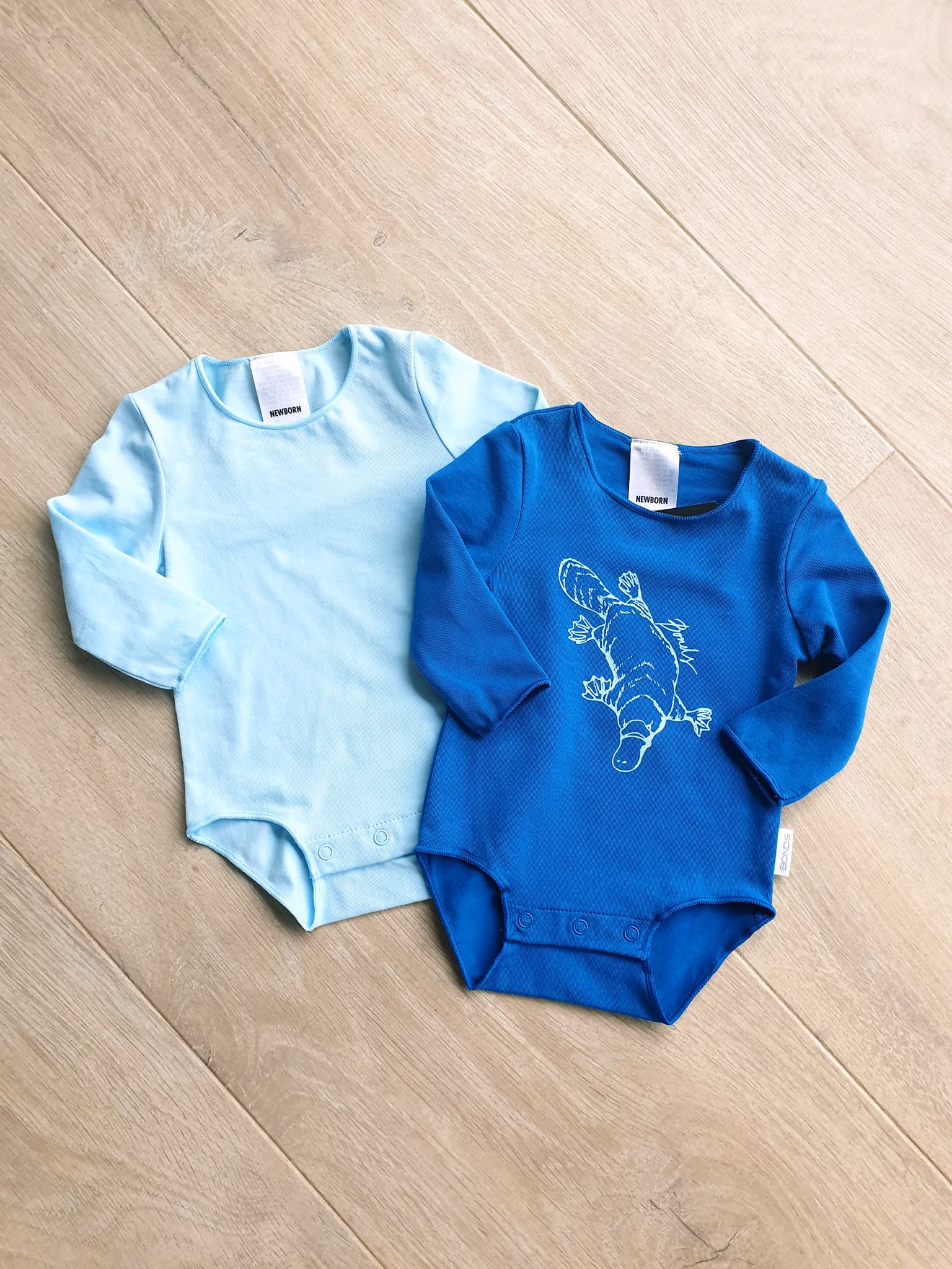 Platypus Bodysuit L/S 2pk