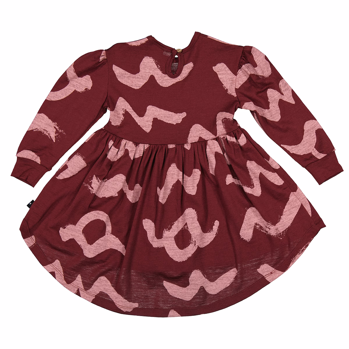 Merlot Grafitti Merino Emilia Swing Dress - Image 3