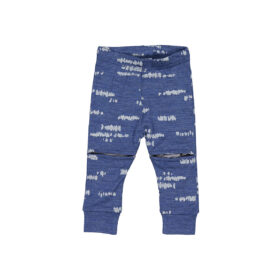Denim Marle Stipple Merino Slasher Leggings