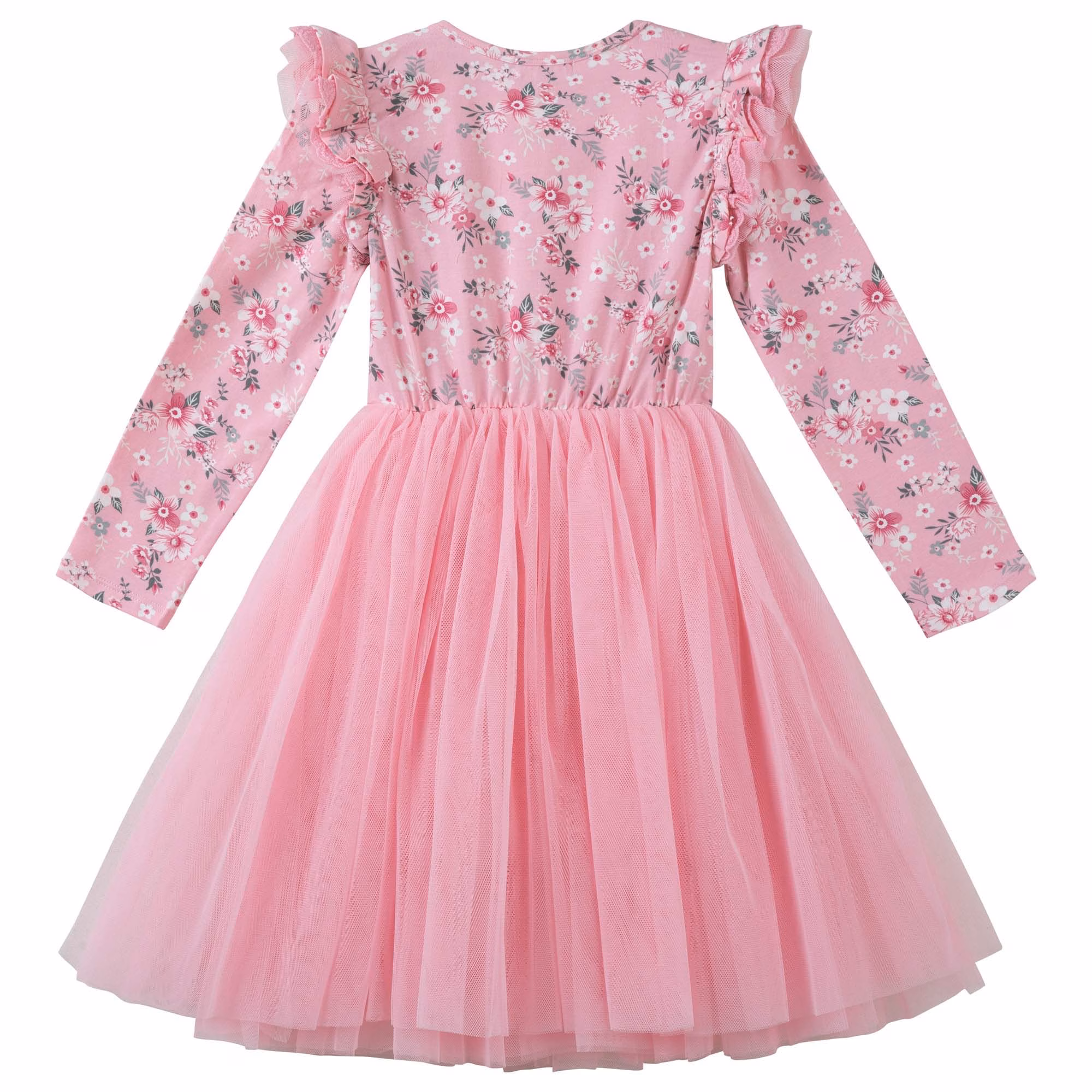 Milly Floral Tutu Dress - Long Sleeve - Image 3