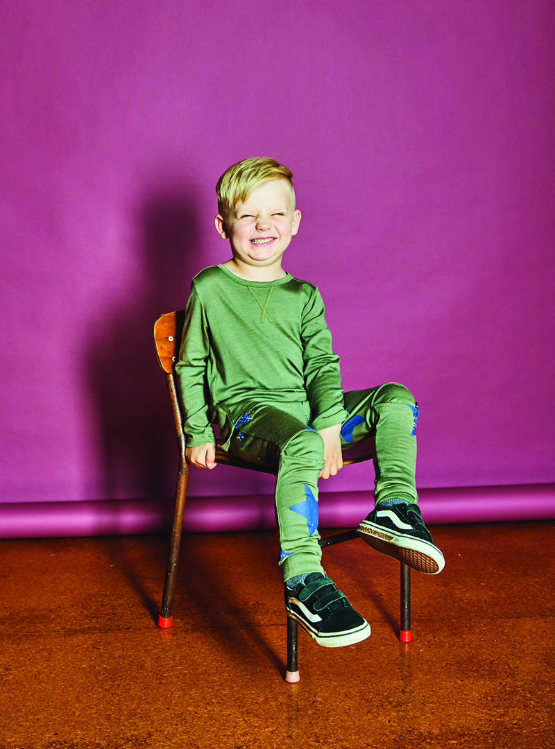 Merino Wyatt Longsleeve Tee - Sage - Image 4