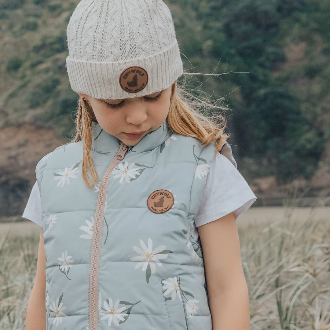 Forget Me Not Reversible Puffer Vest - Image 5