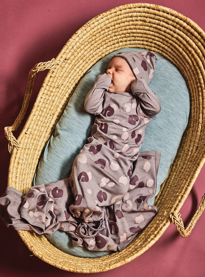 Lavender Roar - Merino Newcomer Sleep Gown