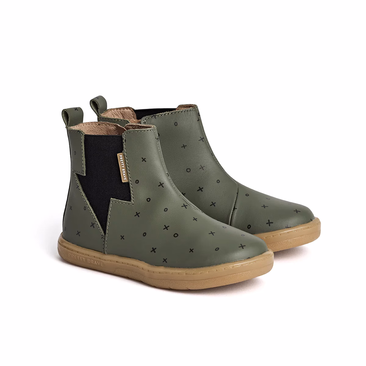 Khaki XO Electric Boots