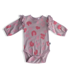 Lavender Roar Merino Luna Bodysuit