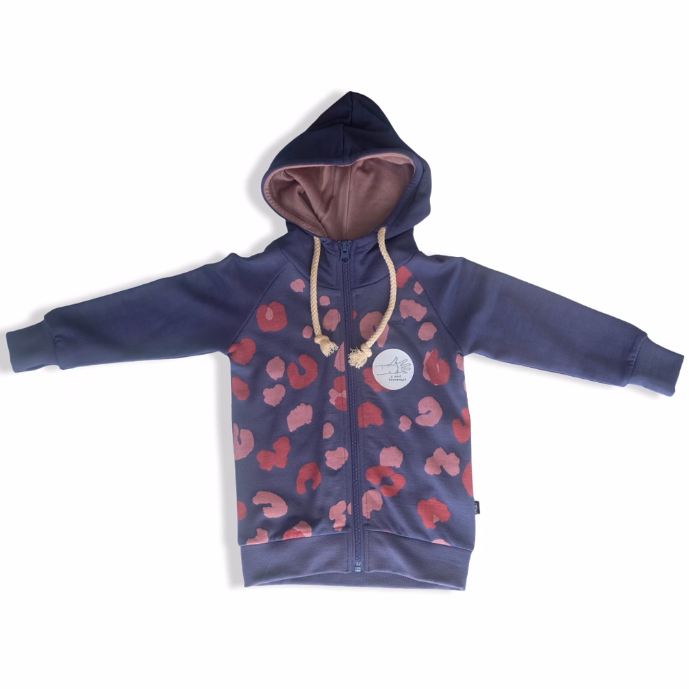 Merino Nixon Zip Hoodie - Storm Roar