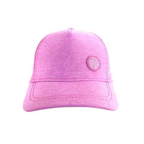 Blush Trucker Cap- Little Renegade