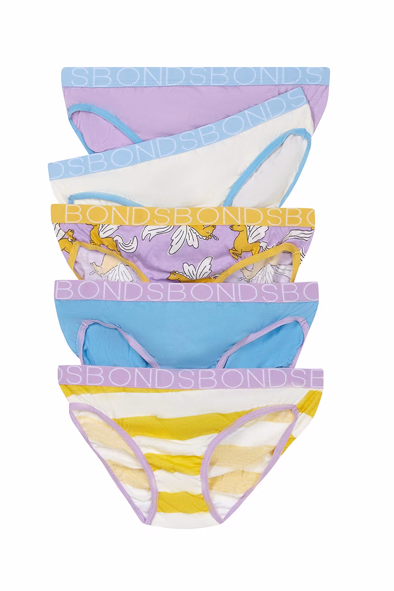 Bonds Girls Bikini - 5 Pack