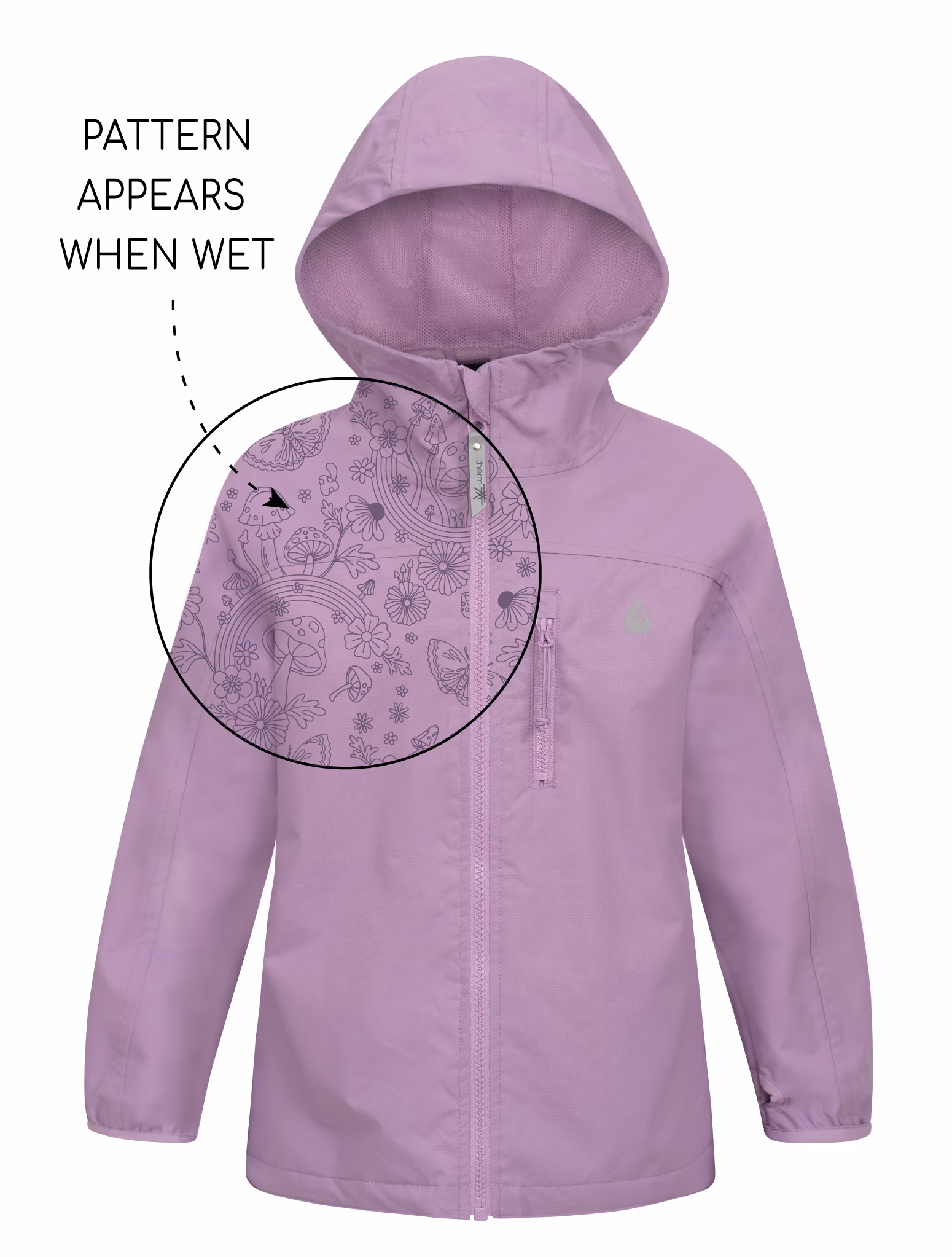 Dusty Lavender Splash Magic Storm Jacket