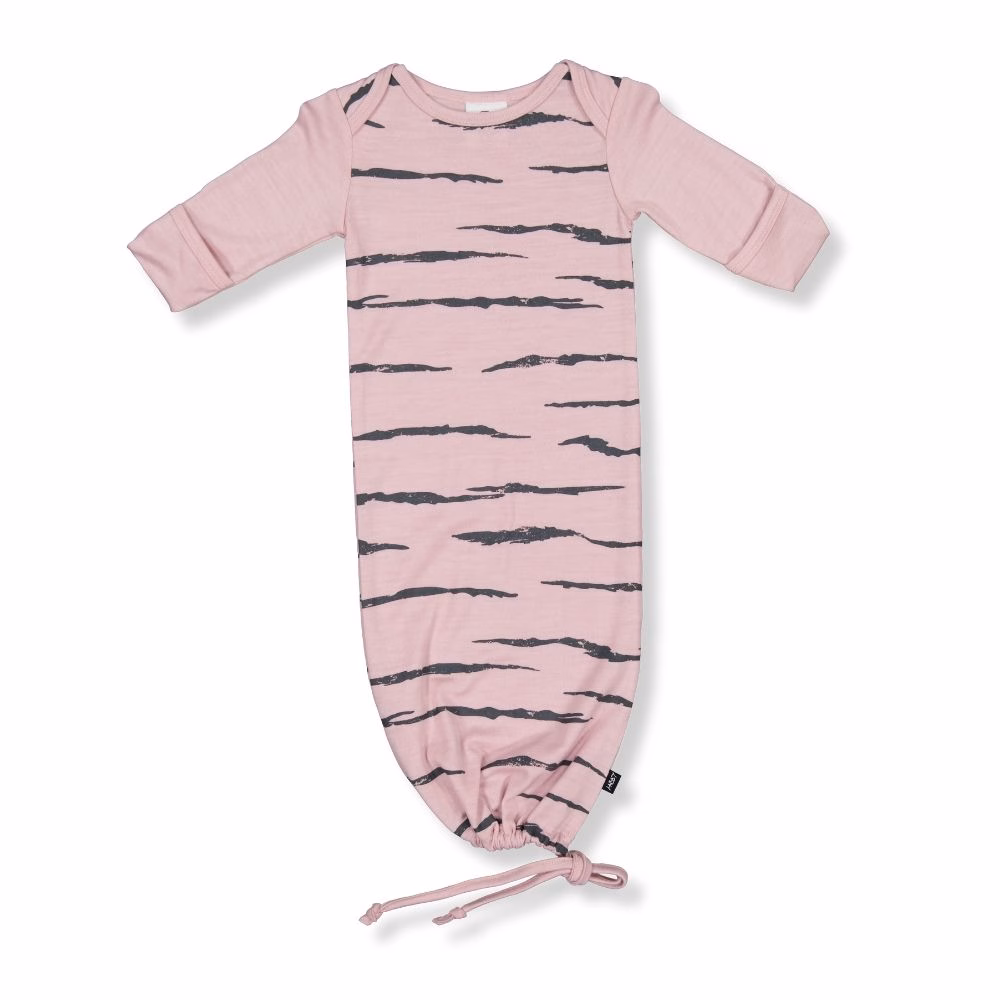Lilac Tiger - Merino Newcomer Sleep Gown - Image 3