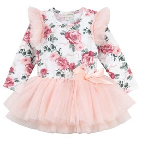 Tilly Floral L/S Tutu Romper Dress