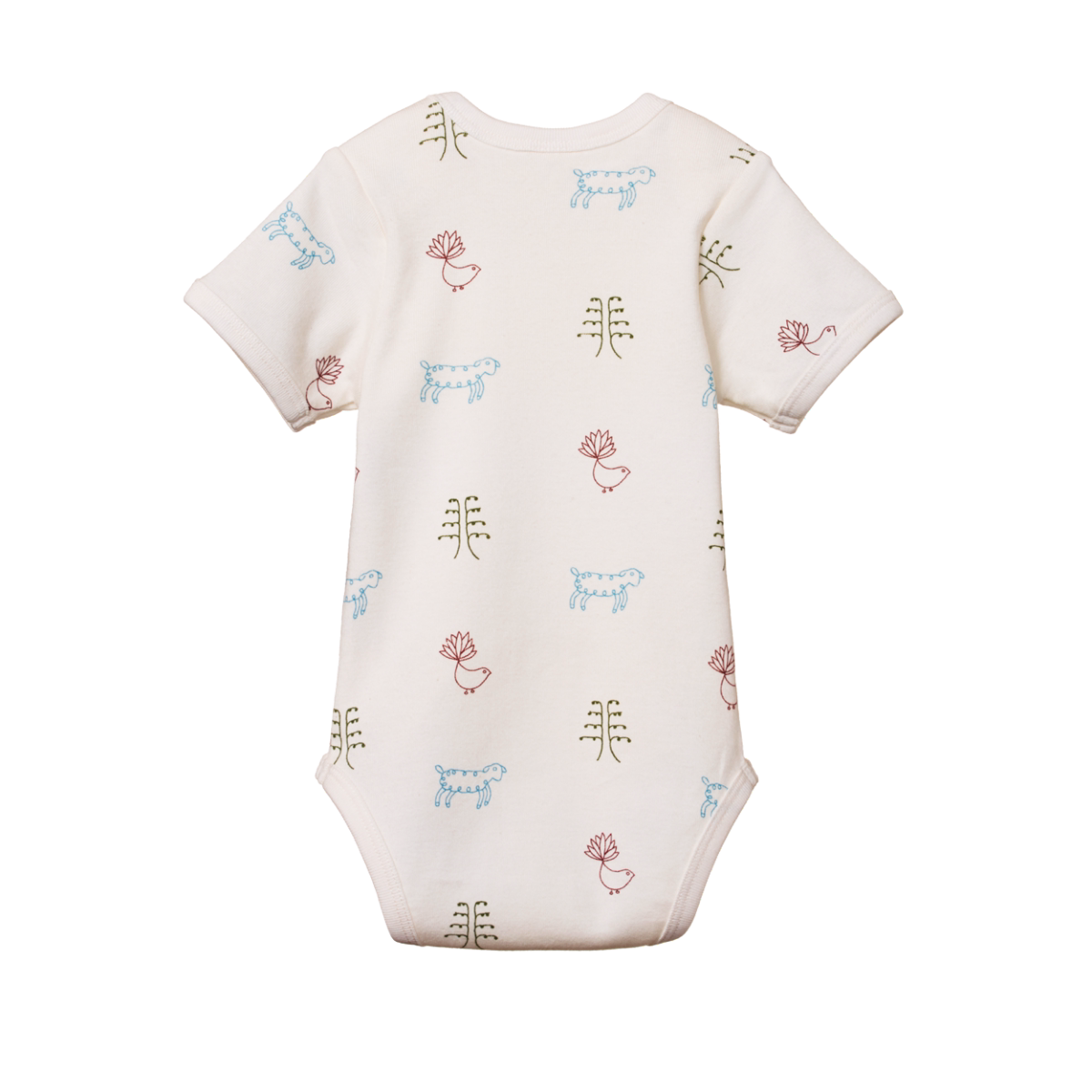 Short Sleeve Bodysuit - Nature Baby Print - Image 2