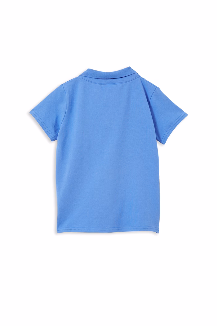 Sky Blue Polo Shirt- By Milky - Image 2