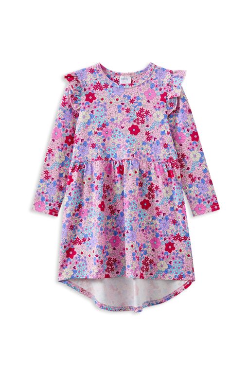 Lilac Bloom Hi Lo Dress