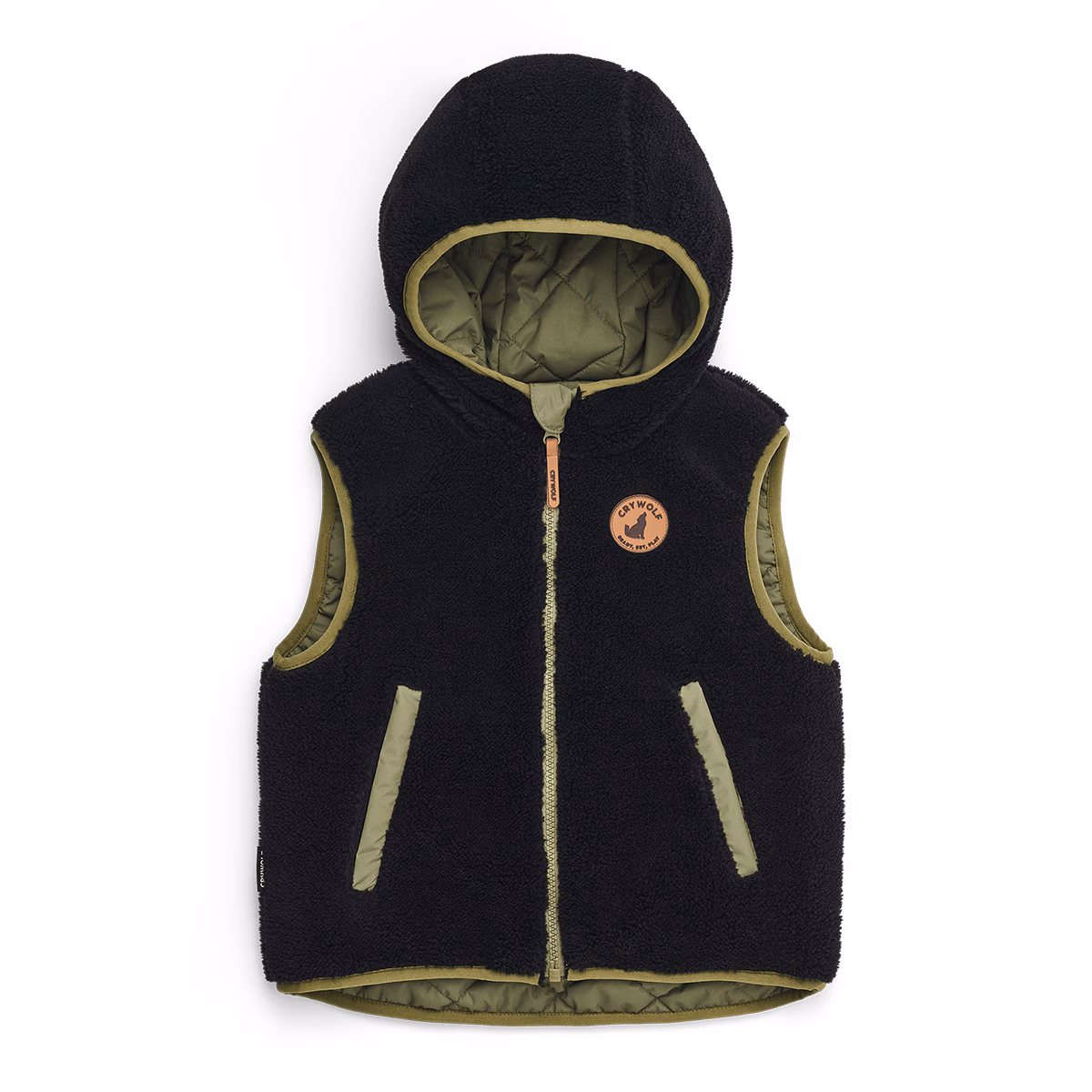 Fern/Black Reversible Yeti Vest - Image 3