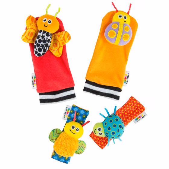 Lamaze Gardenbug Foot Finder & Wrist Rattle Set - Image 3