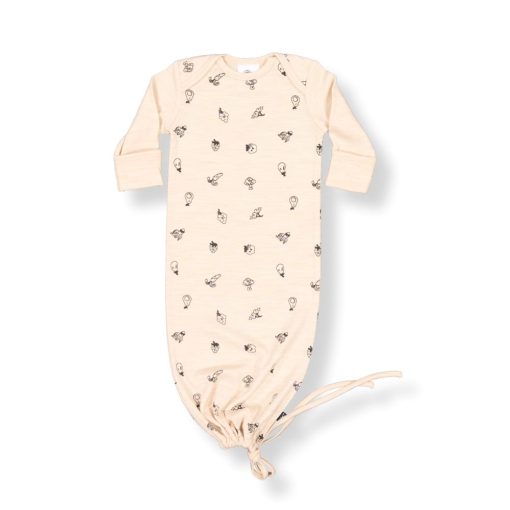Wheat Marle Merino Newcomer Sleep Gown
