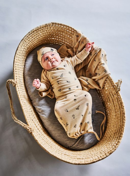 Wheat Marle Merino Newcomer Sleep Gown - Image 2