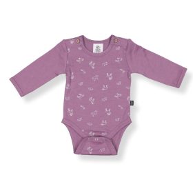 Mauve Animal Merino Riley Bodysuit