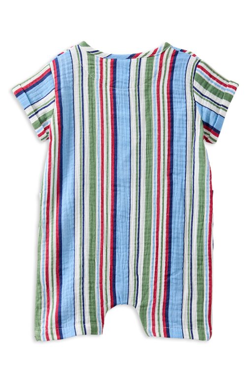 Crinkle Stripe Romper - Image 2
