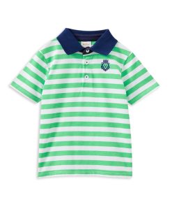 Green Stripe Rugby Polo