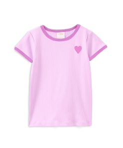 Pink Rib Tee