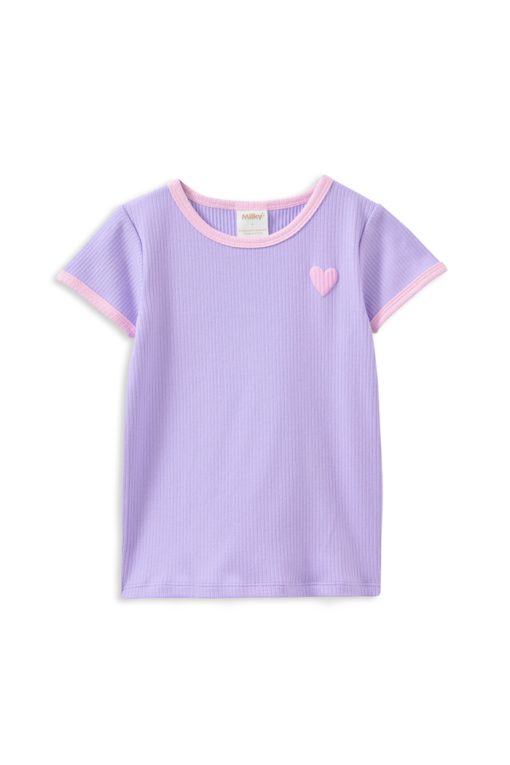 Lavender Rib Tee