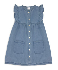 Denim Frill Dress