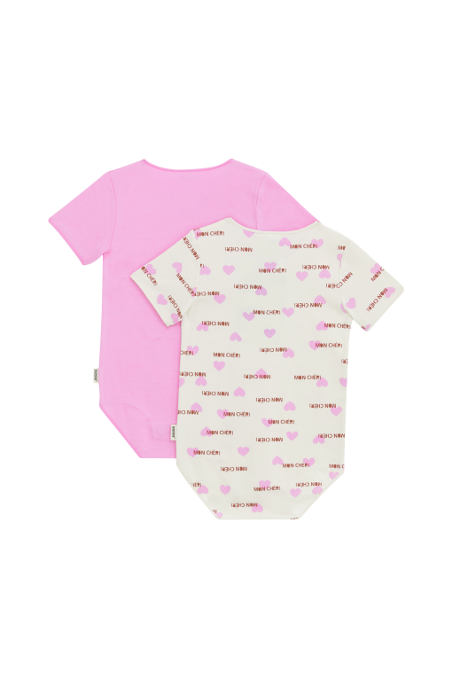 Mini Mon Cheri Short Sleeve Bodysuit 2 Pack