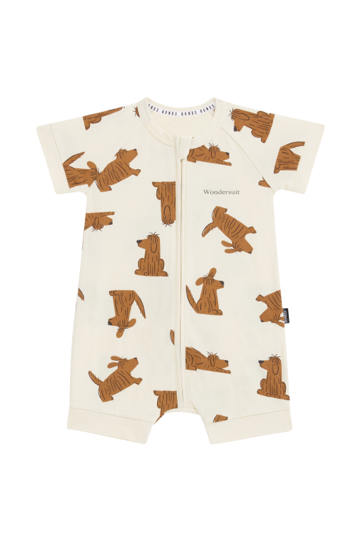 Run Free Ralph Vanilla Zip Romper