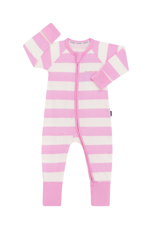 Rugby Stripe Pink Wondersuit