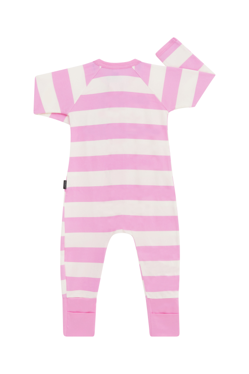 Rugby Stripe Pink Wondersuit - Image 2
