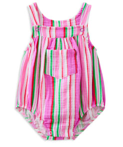 Crinkle Stripe Playsuit