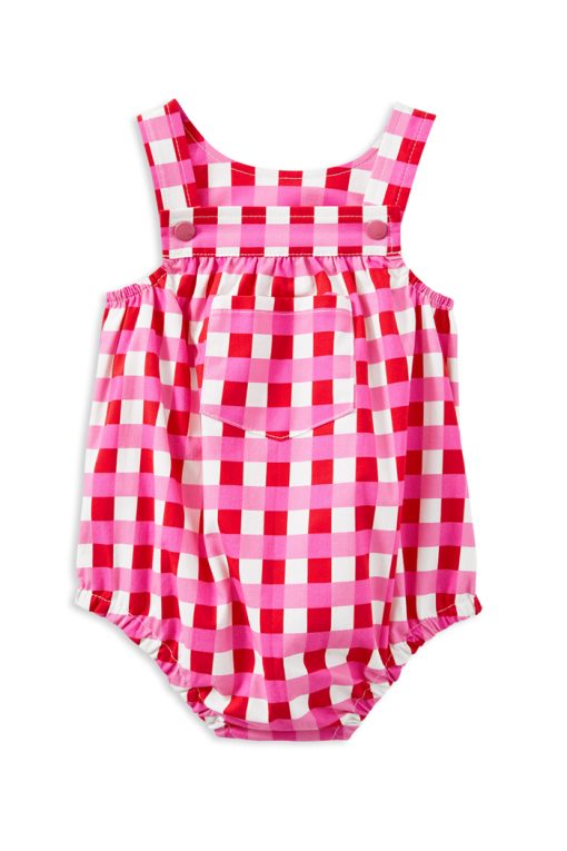 Lollipop Check Playsuit