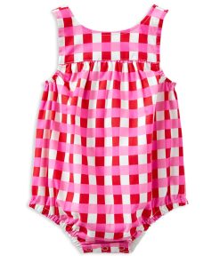Alternative view of Lollipop Check Playsuit