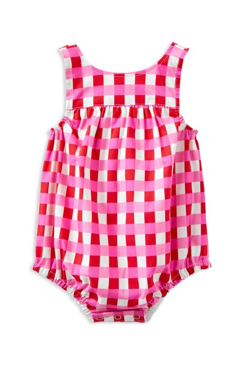 Lollipop Check Playsuit - Image 2