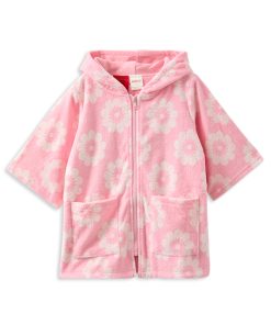 Floral Terry Towelling Cover Up
