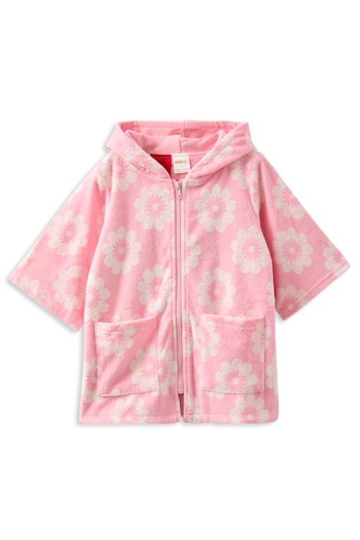 Floral Terry Towelling Cover Up