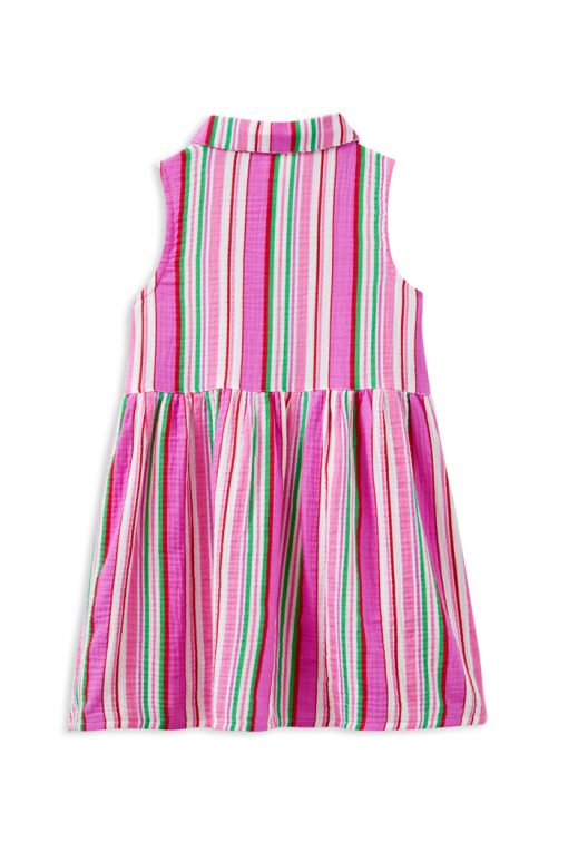 Crinkle Stripe Dress - Image 2