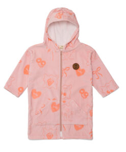 Pink Everywhere Zip-Up Towel